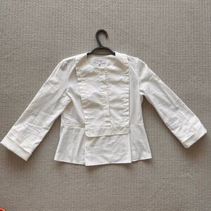 Carven White Blouse